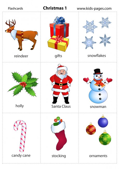 Christmas 1 flashcard